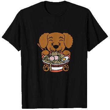 Discover Ramen Noodles Goldendoodle Dog T-Shirts