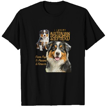 Discover I Love My Australian Shepherd T-Shirts