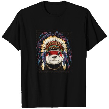 Discover Native Indian Otter Native American Indian Otter Lovers T-Shirts