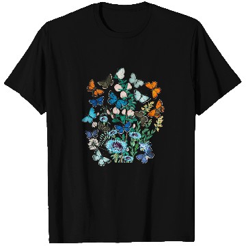 Discover Spring flowersbutterfliessummerspring art 2 T-Shirts