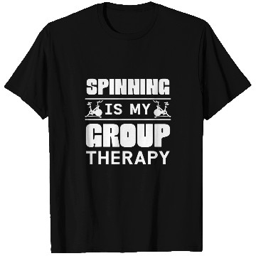 Discover Spinning Class Spinning is my group therapy Spin T-Shirts