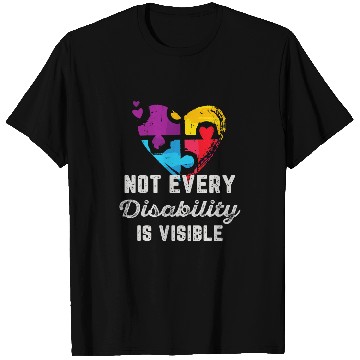 Discover Not Every Disability Is Visible Epilepsy Awareness Purple T-Shirts