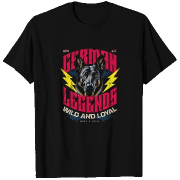 Discover German Shepherd Wild and Treu since 1899 T-Shirts