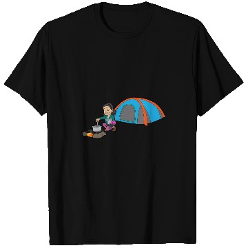 Discover Solo happy woman camper 2 T-Shirts