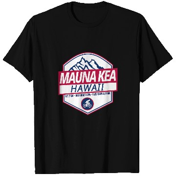 Discover Mauna Kea Cycling Hawaii T-Shirts