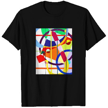 Discover Jazzy funk geometric abstract T-Shirts