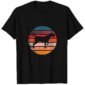 Discover German Shorthaired Dog GSP Mom and Dad Retro Sunset T-Shirts