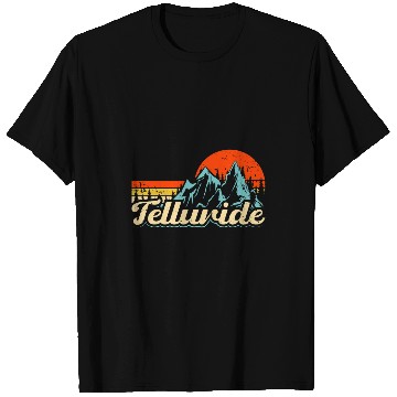 Discover Telluride Colorado Mountain Climbing Hiking Wilderness T-Shirts