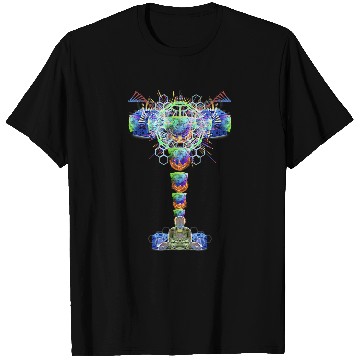 Discover psychedelics Meditator Buddha Trippy Yoga Geometry Art T-Shirts
