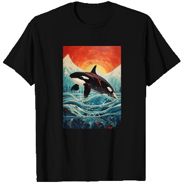 Discover Native American Indian Orca Alaska T-Shirts
