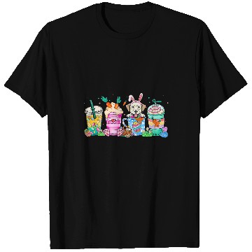 Discover Labrador Dog Coffee Lover Easter Bunny T-Shirts