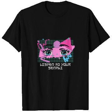 Discover Listen to Your Senpai Anime Lover Trainer Otaku Training T-Shirts