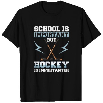 Discover Ice Hockey Roller Field Game Funny Player Coach T-Shirts