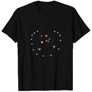 Discover Solar System Diagram T-Shirts