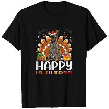 Discover German Shorthaired Pointer Dog Lover Happy Hallothanksmas T-Shirts