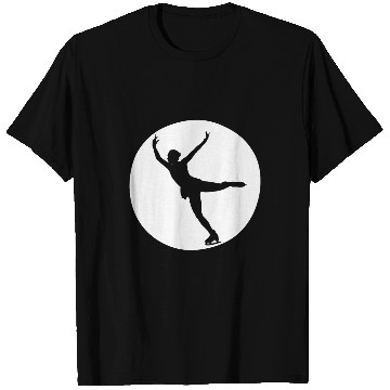 Discover Skating Figure Circle T-Shirts