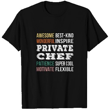 Discover Private Chef Tee Funny Appreciation T-Shirts