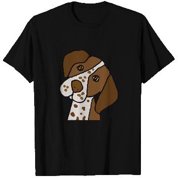 Discover Smileteespetsa Cute German Shorthaired Pointer Dog Face T-Shirts