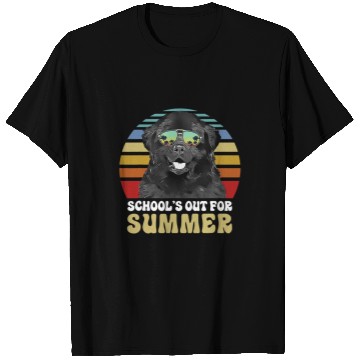 Discover Schools Out for Summer Newfoundland Dog Teacher T-Shirts