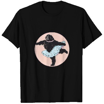 Discover Newfoundland Dog Ballerina Funny Ballet T-Shirts