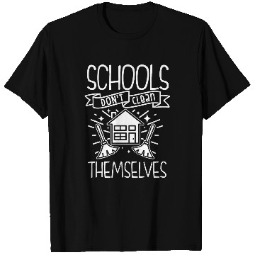 Discover School Custodian Janitor 21 T-Shirts