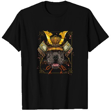 Discover Samurai American Pit Bull Terrier Japanese Warrior Bushido T-Shirts