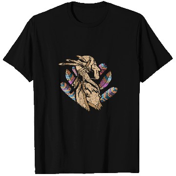 Discover Native Pride Indigenous Indian Feathers Native American T-Shirts