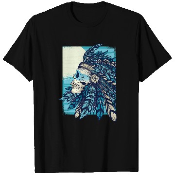 Discover Native Skull Indigenous Peoples Day T-Shirts