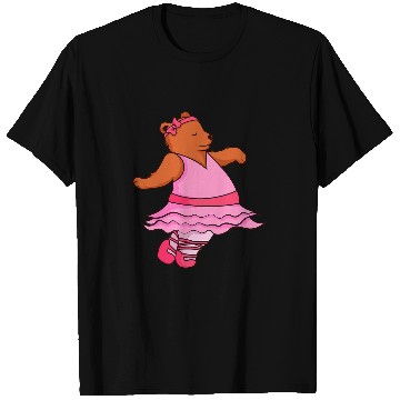 Discover Teddy Bear Ballet Dancer Funny Animal Ballerina Tee T-Shirts
