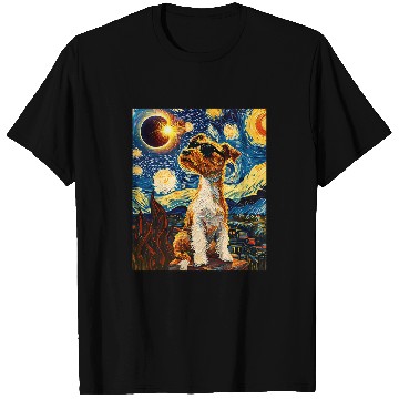 Discover Total Solar Eclipse Wire Hair Fox Terrier 5 T-Shirts