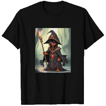 Discover Miniature Pinscher Wizard Funny Dog Magic 3 T-Shirts
