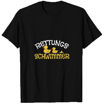 Discover Lifeguard Ducks Swimming Lessons Funny T-Shirts