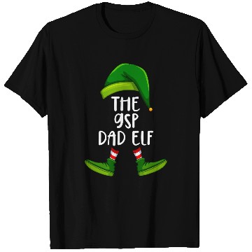 Discover German Shorthaired Pointer Dad Elf Funny Christmas Pajama T-Shirts