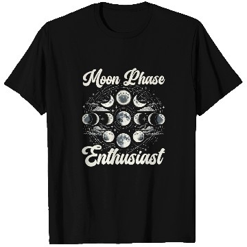 Discover Moon Phase Full Moon Lunar Eclipse Astronomer Astronomy 8 T-Shirts