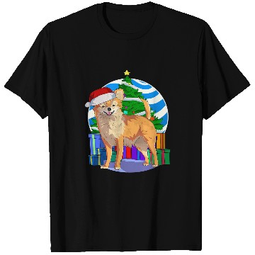 Discover Long Haired Chihuahua Santa Christmas Tree Decor 1 T-Shirts