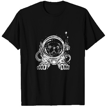Discover Space Pug Funny For Men Women T-Shirts