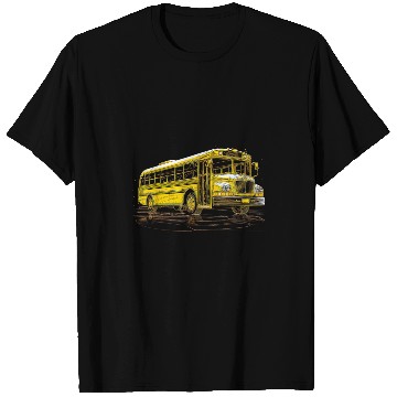 Discover School Bus Driver Art 23 T-Shirts