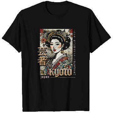 Discover Kyoto Japan Geisha T-Shirts