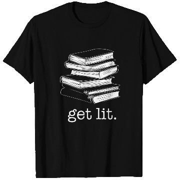 Discover Lets Get Lit Books T-Shirts