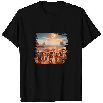 Discover Native American Southwest Solar Eclipse American Retro T-Shirts