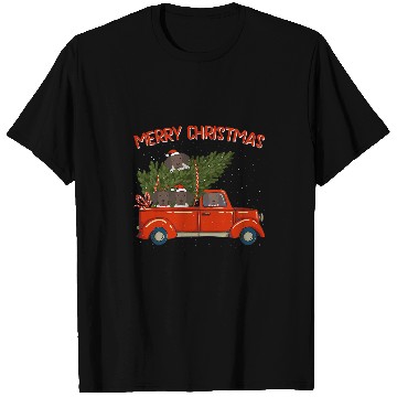 Discover German Shorthaired pointer Retro Truck Xmas T-Shirts