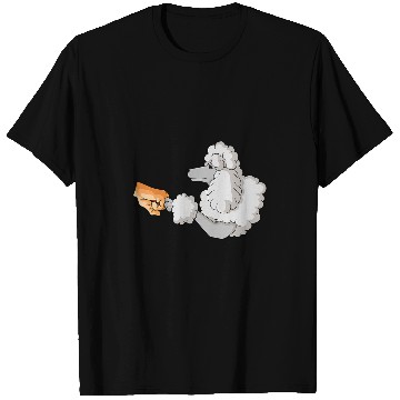 Discover Poodle fist to human hand T-Shirts