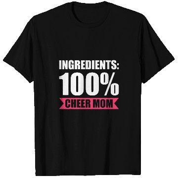 Discover Ingredients 100 cheer mom cheer coach T-Shirts