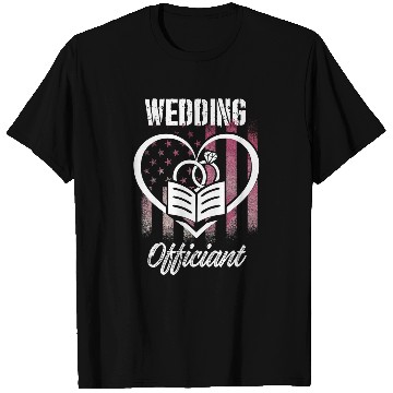 Discover Wedding Officiant Internet Ordained Minister 2191 T-Shirts