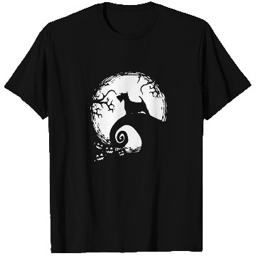 Discover Dog Scottish Terrier Moon Halloween T-Shirts