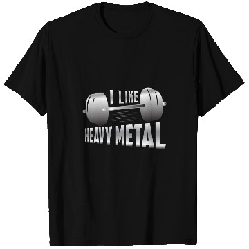 Discover I Like Heavy Metal Workout Training Weight Lifting T-Shirts