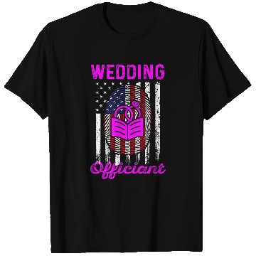 Discover Wedding Officiant Internet Ordained Minister 2148 T-Shirts