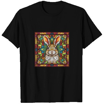 Discover Rabbit Rabbit Design Rabbit Mandala Cute Funny Farmer T-Shirts