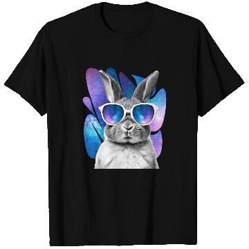 Discover Rabbit Space Glasses Bunny Galaxy Sunglasses Meme T-Shirts