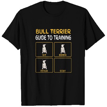 Discover Guide du Bull Terrier Dog Training T-Shirts